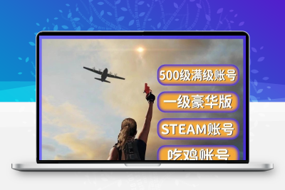 绝地求生帐号steam吃鸡pubg账户80级500级plus豪华版竞技排位号
