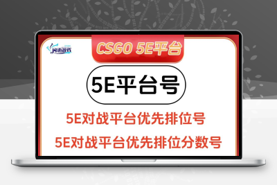 csgo号5e5E对战平台账号优先排位号直接天梯号各段位分数小号