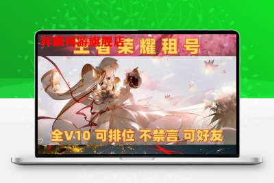 王者荣耀租号V10账出祖富婆女号安卓苹果q区九尾赫兹基德便宜玩