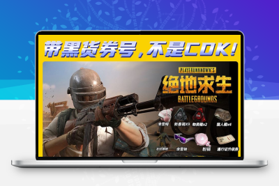 绝地求生帐号PUBG账号吃鸡黑货票券账号G币票卷成品皮肤小号竞技