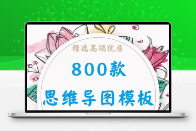 思维导图模板电子版ppt工作学习项目流程逻辑word鱼骨大脑树形图