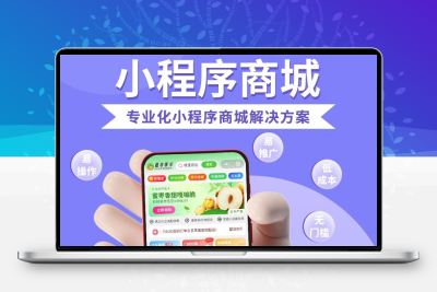 商城小程序定制开发购物团购微商城模板分销代理分红h5搭建源码