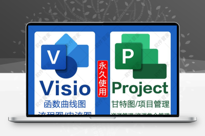 visio流程图制作软件project项目管理软件安装包2021专业版远程装