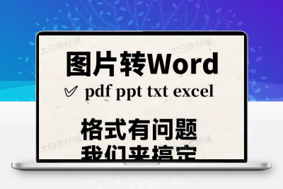 图片转Word文档pdf文字excel表格txt文本扫描处理人工代转服务